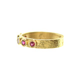 Ruby Flat Ribbon Stack Ring
