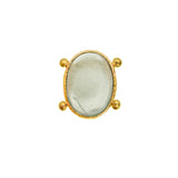 Cabochon Aquamarine Ring