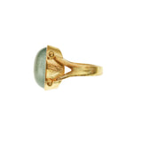 Cabochon Aquamarine Ring