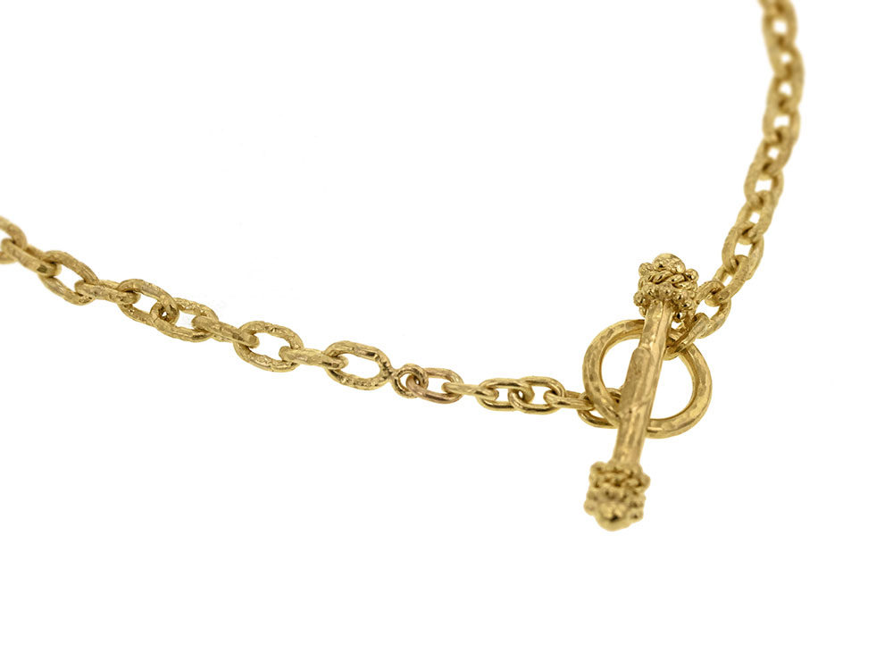 Hope Toggle Chain Necklace in Gold Vermeil - Mara Paris