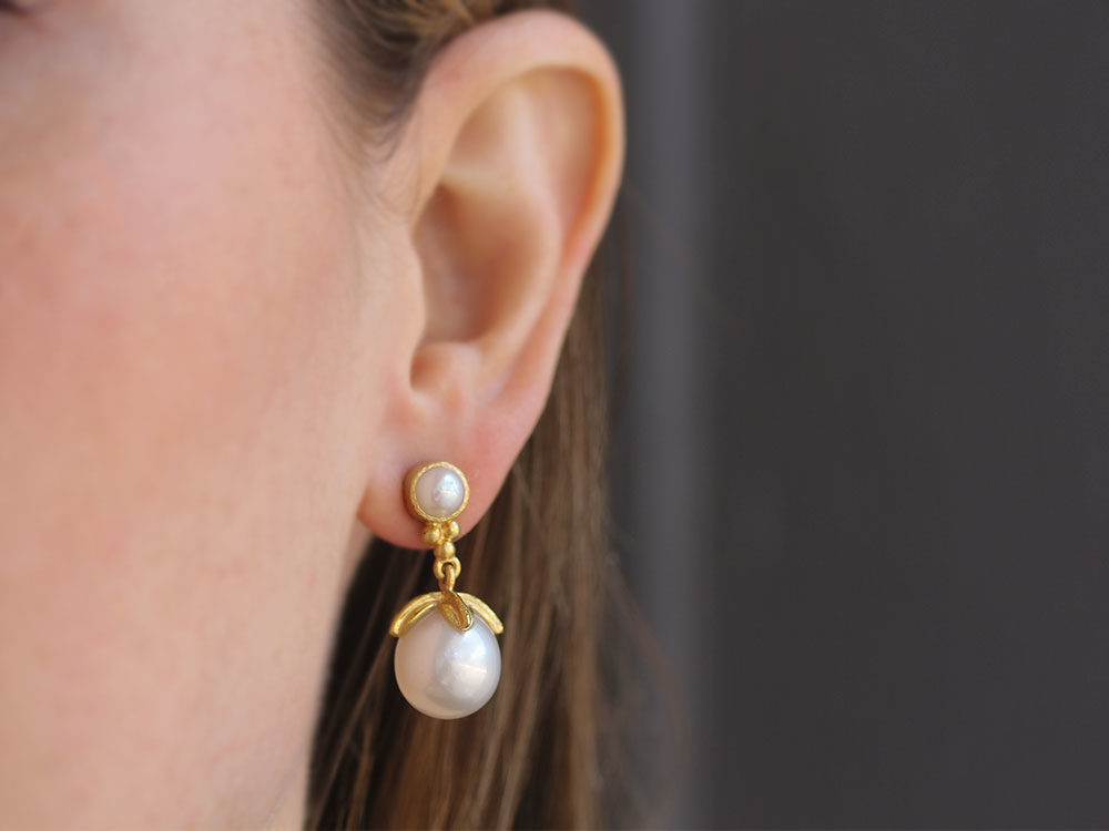 Dropship SPECCI Gold Pearl Drop Earrings; 18K Gold Plated Baroque Pearl  Dangle Earrings Lightweight Hypoallergenic Vintage Pearl Drop Earring  Dainty Jewelry For Women Girls to Sell Online at a Lower Price |
