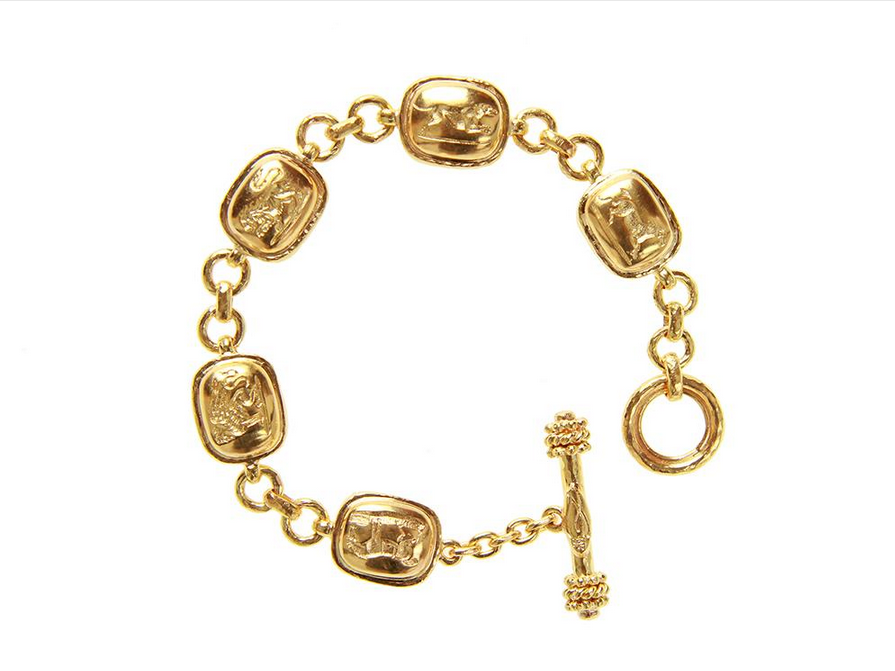 LION COIN 14mm Lion King Gold Bracelet – GC Shop Egypt