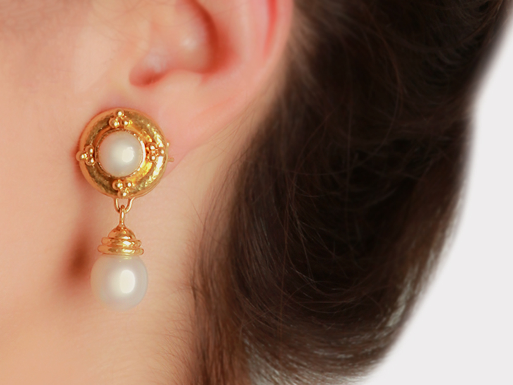Maggie Diamond & Pearl Earrings – BeverlyDiamonds